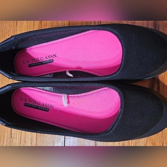 U.S Polo Assn. Slip On Shoes Black SZ 8.5 - Picture 4 of 7